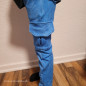 Preview: French Terry Denim New Collection blau